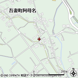 長崎県雲仙市吾妻町阿母名1017周辺の地図