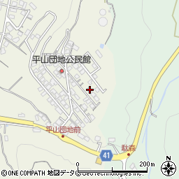 長崎県諫早市平山町357-17周辺の地図