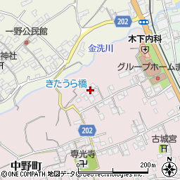 長崎県島原市中野町111周辺の地図