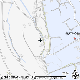 長崎県雲仙市吾妻町永中名424周辺の地図