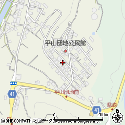 長崎県諫早市平山町357-110周辺の地図