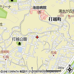 熊本県熊本市北区打越町28-8周辺の地図