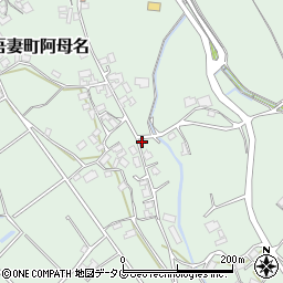 長崎県雲仙市吾妻町阿母名989周辺の地図