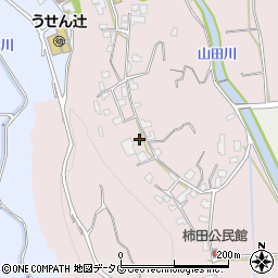長崎県雲仙市吾妻町栗林名398周辺の地図