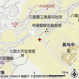 長崎県西彼杵郡長与町丸田郷48周辺の地図