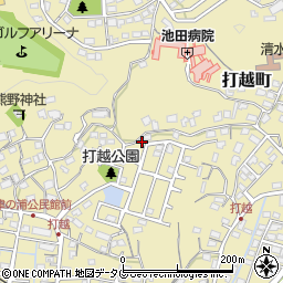 熊本県熊本市北区打越町30-27周辺の地図