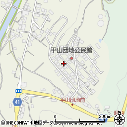 長崎県諫早市平山町357-32周辺の地図