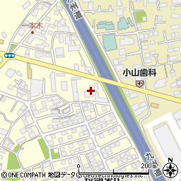 シバタ熊本営業所周辺の地図