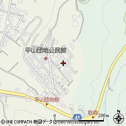 長崎県諫早市平山町357-114周辺の地図