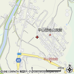 長崎県諫早市平山町357-75周辺の地図