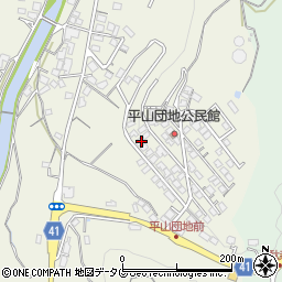 長崎県諫早市平山町357-97周辺の地図