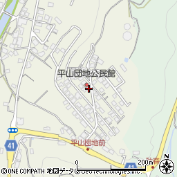 長崎県諫早市平山町357-36周辺の地図