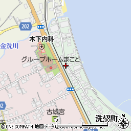 長崎県島原市洗切町11-1周辺の地図