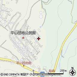 長崎県諫早市平山町357-79周辺の地図