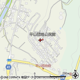 長崎県諫早市平山町362-28周辺の地図