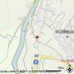 長崎県諫早市平山町333周辺の地図