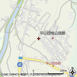 長崎県諫早市平山町362-24周辺の地図