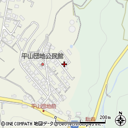 長崎県諫早市平山町357-107周辺の地図