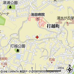 熊本県熊本市北区打越町34-57周辺の地図