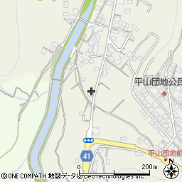 長崎県諫早市平山町333-1周辺の地図