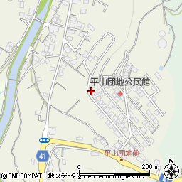 長崎県諫早市平山町362周辺の地図