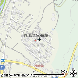 長崎県諫早市平山町357-14周辺の地図