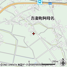 長崎県雲仙市吾妻町阿母名1164-1周辺の地図