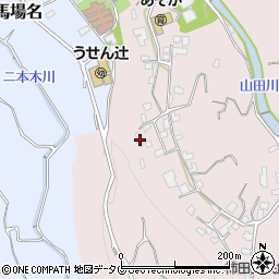 長崎県雲仙市吾妻町栗林名479周辺の地図