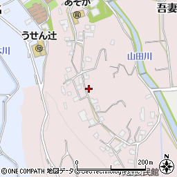 長崎県雲仙市吾妻町栗林名338周辺の地図