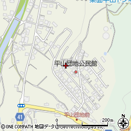 長崎県諫早市平山町362-18周辺の地図