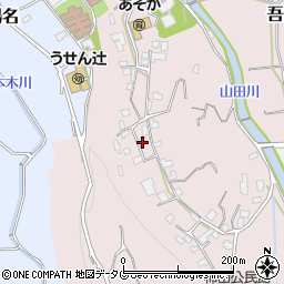長崎県雲仙市吾妻町栗林名396周辺の地図