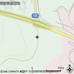 長崎県諫早市栗面町725周辺の地図