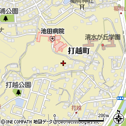 熊本県熊本市北区打越町34周辺の地図