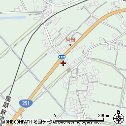 長崎県雲仙市吾妻町阿母名1944周辺の地図