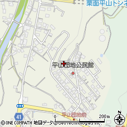 長崎県諫早市平山町362-38周辺の地図