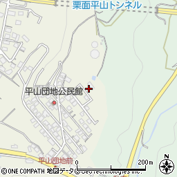 長崎県諫早市平山町381周辺の地図