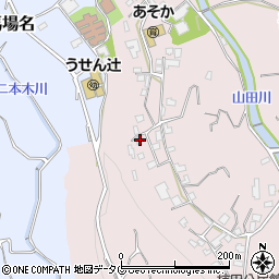 長崎県雲仙市吾妻町栗林名410周辺の地図