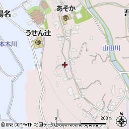 長崎県雲仙市吾妻町栗林名395周辺の地図