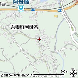 長崎県雲仙市吾妻町阿母名1009周辺の地図