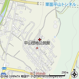 長崎県諫早市平山町362-21周辺の地図