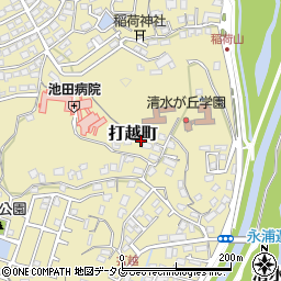 熊本県熊本市北区打越町35周辺の地図