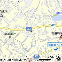 株式会社タカマサ創建　熊本支店周辺の地図