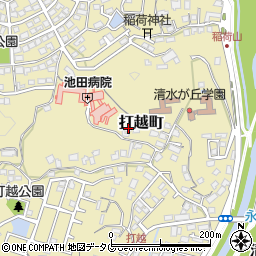 熊本県熊本市北区打越町35-40周辺の地図