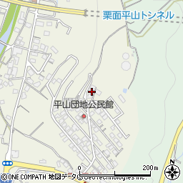 長崎県諫早市平山町362-22周辺の地図