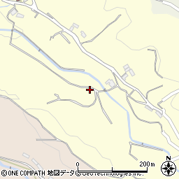 長崎県雲仙市吾妻町田之平名1340周辺の地図