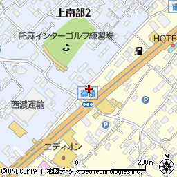 セブンイレブン熊本インター店周辺の地図