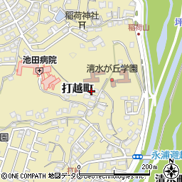 熊本県熊本市北区打越町35-26周辺の地図