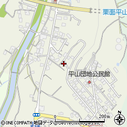 長崎県諫早市平山町318-3周辺の地図