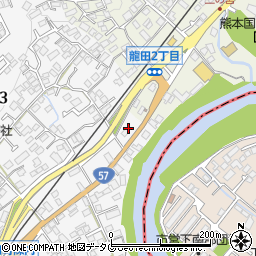 熊本県熊本市北区龍田陳内4丁目22周辺の地図