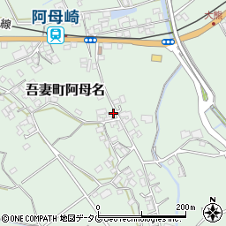 長崎県雲仙市吾妻町阿母名1034周辺の地図